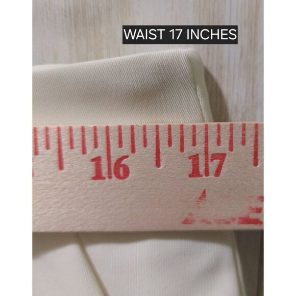 NWT Commense Wide-Leg Cream Women's Pants With Pleated Front & Back Pockets - Picture 8 of 8